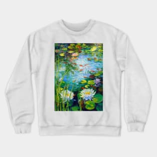 Mesmerizing pond Crewneck Sweatshirt